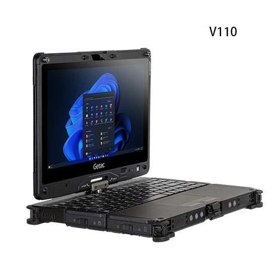 Getac V110 Compact 11.6-Inch Display Rugged Laptop Portable with Intel I5 Processor English Keyboard