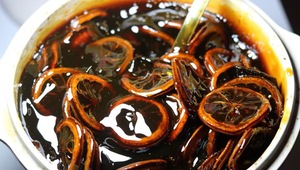 Tự Nhiên Citrus Peel Và Chanh Bảo Quản Với Đường Đá 300G Truyền Thống Simmered Dán Trong Glass Jar Cho Nước Giải Khát - Product Image 4