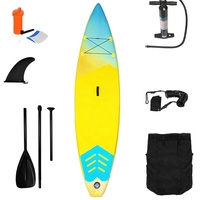 Tabla de Paddle Surf Inflable (SUP) ESUP, Material de PVC/ABS con Tecnología Drop Stitch, Ecológica, Kit de Reparación de Bomba, para Surfear en el Océano