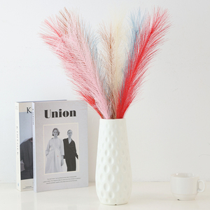 Duo Fu chine fournisseur mondial décoration <span class=keywords><strong>de</strong></span> mariage maison <span class=keywords><strong>fausse</strong></span> fleur artificielle vente en gros couleur <span class=keywords><strong>pampa</strong></span> roseaux fleur <span class=keywords><strong>herbe</strong></span> - Product Image 4