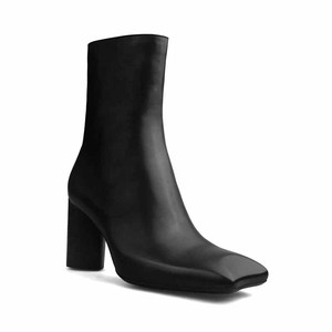 Design fish mouth boots autunno e inverno leggero stivali in pelle di lusso europeo stazione di medie dimensioni stivali con tacco alto <span class=keywords><strong>donna</strong></span> - Product Image 6