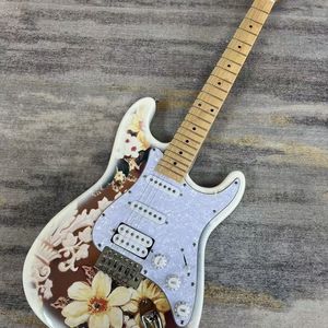 Chitarra Elettrica Geake ST-G2 con Corpo in Mogano e Tastiera in Acero, Finitura Lucida, Configurazione Pickup S-S-H per Principianti e Professionisti - Product Image 3
