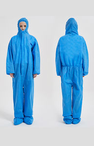 PP Non-tissé Jetable Respirant Étanche CE ISO Certifié Niveau D Protection Combinaison De Protection Plusieurs Couleurs pour - Product Image 3