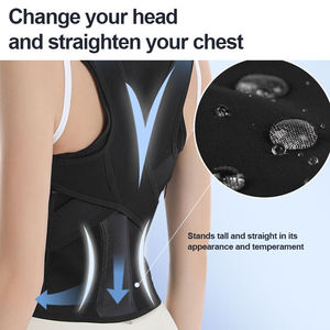 Cinturón de Soporte Lumbar Ajustable Profesional para Hombres, con Cierre de Gancho y Bucle, de Poliéster y Nailon - Product Image 2