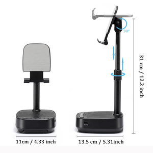 Support de téléphone F22 avec haut-parleur Bluetooth, compatible avec les téléphones iPhone/Android, iPad, Kindle, cadeau cool pour les hommes, les femmes, papa, maman - Product Image 5