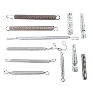 Stainless Steel Compression Spring Double Hook Stretching Torsion Spring Shaped Wire Forming Spring Battery Compression Sprin