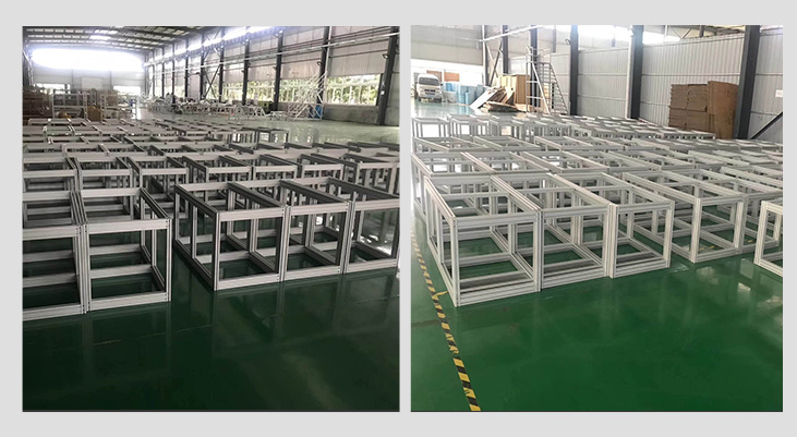 Square Alloy Price Industrial 40x40 T-slot 6063 Anodized Aluminum Extrusion Profile 1