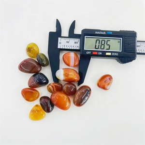 Wholesale Natural Crystal Carnelian Red Agate Carved <strong>Chakra</strong> Fengshui Healing Folk Crafts <strong>Stones</strong> 1.5-4.5cm DIY Holiday Decor - Product Image 2