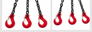 G80マンガン鋼リフティングチェーンスリング4フックリング高強度1年保証ポリエステル継手 - Product Image 6