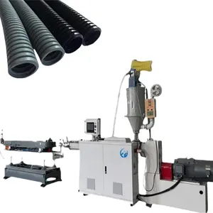 PP/PE/PA/PVC Nylon Einwand ige Wellrohr herstellungs maschine/Kunststoffrohr-Extrusion linie/Extruder