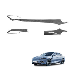 Embellecedor de Panel de tablero para accesorio de sello BYD ABS patrón de fibra de carbono consola tablero modificado accesorios interiores decorativos - Product Image 1