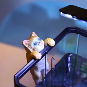 Kit per Acquario da 0,7 Galloni - Kit per Acquario in Plastica Trasparente per Pesci Beta, Gamberetti, Pesci Rossi, Piccolo Acquario con Filtro e Illuminazione - Product Image 4