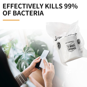 OEM Sanitizing Antibacteriano Tecido Molhado Ginásio Limpeza Toalhetes Orgânicos Toalhetes Molhados Recarga para Ginásio Uso Doméstico - Product Image 6