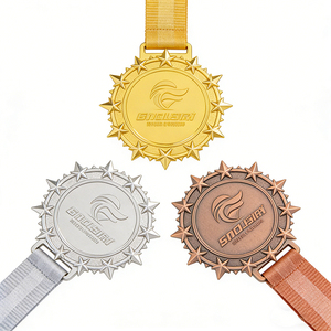 Medallas Deportivas de Metal en Blanco 3D de Aleación de Zinc Personalizadas <span class=keywords><strong>a</strong></span> <span class=keywords><strong>Precio</strong></span> de Fábrica, Medallas de Recuerdo, Medallas con Logotipo Personalizado Baratas - Product Image 1