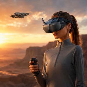 Lunettes FPV N3 pour Avata 2 – Casque compatible pour pilotes de drones, visionnage d'images aériennes, entraînement et pratique de la volée à distance - Product Image 1