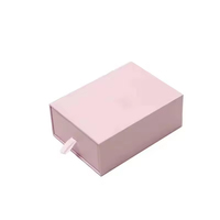 Boîte cadeau de bijoux écologiques haut de gamme avec logo personnalisé, boîtes d'emballage rigides en carton ondulé, doublées d'éponge, imprimées UV, boîte d'expédition
