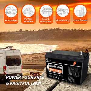 Batería Recargable <span class=keywords><strong>de</strong></span> Iones <span class=keywords><strong>de</strong></span> Sodio Solar <span class=keywords><strong>de</strong></span> 24V 50Ah 100Ah 200Ah 300Ah <span class=keywords><strong>para</strong></span> RV, Electrodomésticos, Almacenamiento y Carritos <span class=keywords><strong>de</strong></span> Golf - Product Image 2