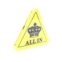 Approvisionnement d'usine acrylique clair tout dans la salle de poker accessoires de table de jeu bouton de concessionnaire de casino garde de poker