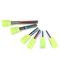 HOZLY 3.175-8mm AlTin Fraise à maïs pour circuits imprimés PCB en carbure de tungstène 2 cannelures 65HRC Fraise de défonceuse CNC ODM/OEM