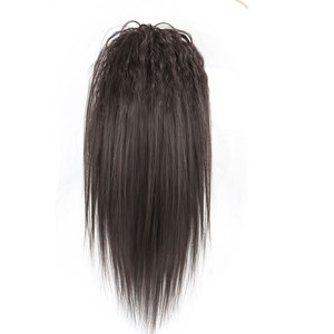 Queue de cheval mi-haute de style latino-américain pour femme, Morgan Straight Curl, à clipser, effet cascade, volumineuse, 80g - Product Image 5