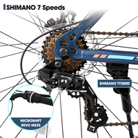 JOYKIE Vélo Tout Terrain Populaire avec Pneus Larges, Vélo Fatbike pour Hommes, Vélo des Neiges avec Pneus Larges 20/24/26 Pouces