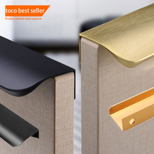 Tay Nắm Kéo Cửa Tủ TOCO Bằng Nhôm, Tay Nắm Kéo Ẩn Tủ Đồ Tủ Quần Áo, Ngăn Kéo - Product Image 1