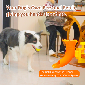 <span class=keywords><strong>Lanzador</strong></span> de <span class=keywords><strong>Pelotas</strong></span> de Tenis Automático para Mascotas, Ecológico y Moderno, Juguete Interactivo con Entrenamiento de Inteligencia para Perros, Juego Educativo - Product Image 2