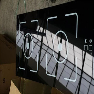 Table <span class=keywords><strong>de</strong></span> cuisson à induction à zone réglable personnalisée <span class=keywords><strong>de</strong></span> 4 mm, panneau en <span class=keywords><strong>verre</strong></span>, <span class=keywords><strong>verre</strong></span> céramique résistant aux chocs thermiques élevés - Product Image 2