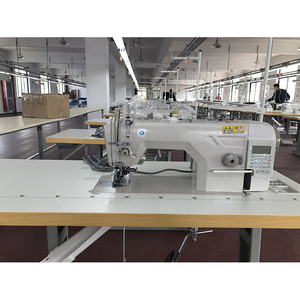 Máquina de coser industrial electrónica de puntada plana para cuero, automática, de alta resistencia, con pie de arrastre y cuchilla, modelo nuevo y estándar. - Product Image 2