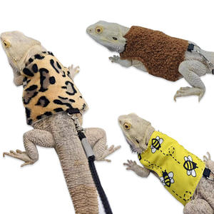 Cuerda de tracción de lagarto para gatear, arnés de pecho para exteriores para mascotas, <span class=keywords><strong>ropa</strong></span> de ardilla camaleón, suministros para mascotas pequeñas - Product Image 1