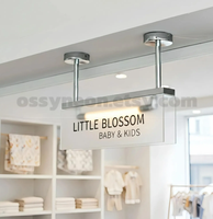 Boîte à lumière LED ultra-mince rectangulaire en acrylique à motif pierre, haute luminosité, pour publicité intérieure et extérieure, enseigne suspendue pour devanture de magasin