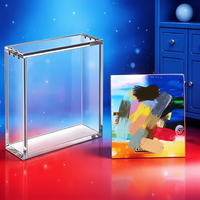 Étui en acrylique magnétique personnalisé pour 30e anniversaire, boîte de présentation en acrylique pour boosters ETB Pokémon