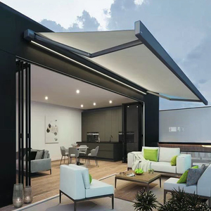 <span class=keywords><strong>Auvent</strong></span> rétractable <span class=keywords><strong>de</strong></span> luxe en aluminium et HDPE avec capteur électrique, protection contre la pluie pour <span class=keywords><strong>balcon</strong></span>, <span class=keywords><strong>auvent</strong></span> anti-pluie - Product Image 1