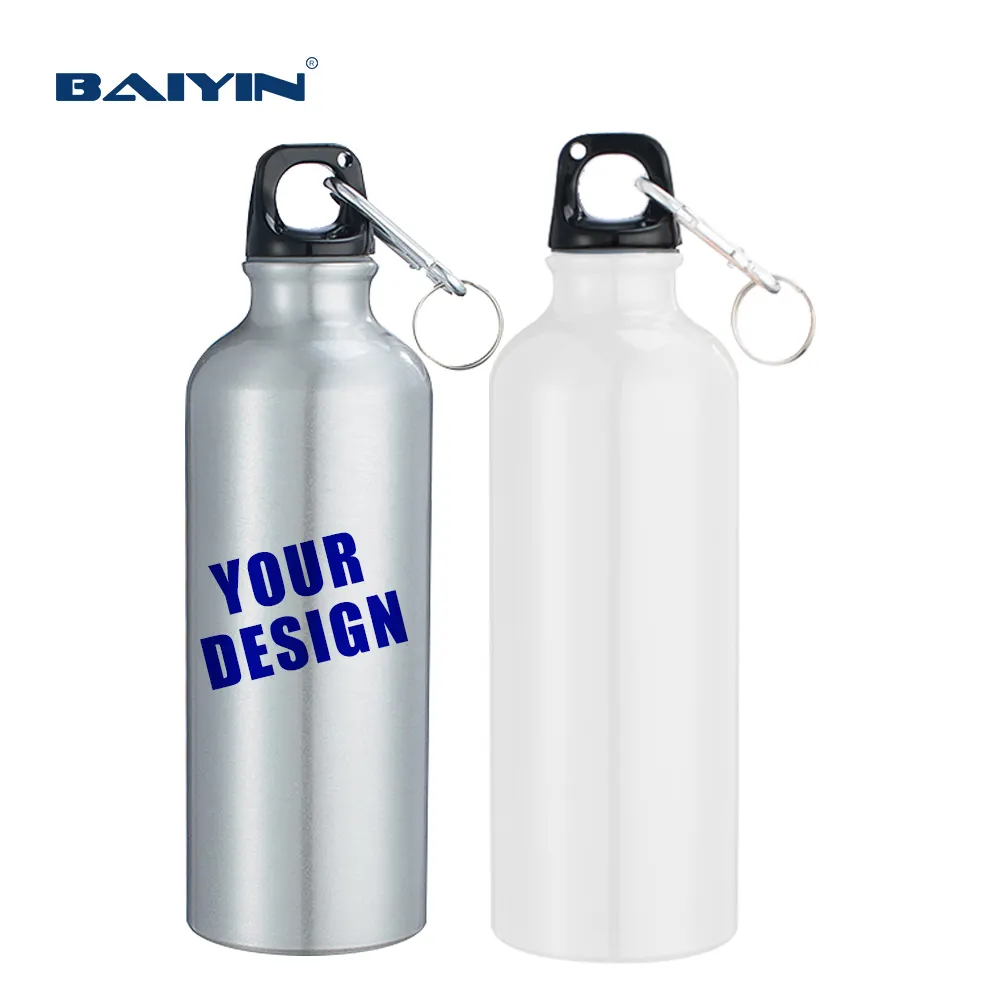 500ml 600ml 750ml Getränk Sport Blank Sublimation Wasser flasche Aluminium