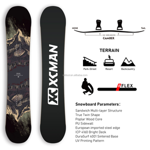 XCMAN Snowboard True Twin Camber per Adulti con Scarponi XFITGO e Attacchi 360 Seco, Pacchetto Completo per Tutti i Terreni - Product Image 2