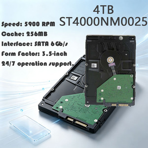 Disque dur d'entreprise ST4000NM0025 4 To 7200 tr/min 256 Mo CMR SATA 6 Gbit/s 3,5 pouces interne pour serveur, centre de données, RAID 24/7 - Product Image 1