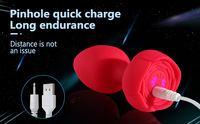 Vibromasseur anal en forme de rose pour femmes, télécommande, plug anal, 10 modes, masseur de prostate vibrant pour hommes