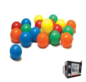 Nhựa Ldpe Mềm Đồ Chơi Đại Dương Biển Vui Vẻ Bóng Thổi Khuôn Máy Đôi Màu Sắc Cho Trẻ Em Hồ Bơi Hố 5.5-8 Cm Đường Kính Máy - Product Image 1