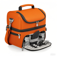 Sac à déjeuner isotherme personnalisé, imperméable, recyclable, en aluminium, 30L, durable, pour le stockage des aliments, utilisation scolaire