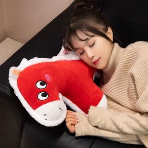 Cuscino di San Valentino dell'Anno del Cavallo, Peluche a Forma di Piccolo Cavallo, Mascotte dell'Anno del Cavallo, Decorazione per la Casa - Product Image 5