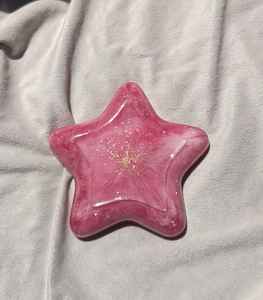 Bol en résine fait main coloré, art époxy, plat décoratif pour bibelots, porte-bijoux, plat de service moderne, accent unique - Product Image 3