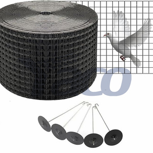 1/2 inch PVC tráng hàn dây năng lượng mặt trời bảng điều khiển chim lưới lỗ vuông hình dạng chim lưới Pigeon chống hàng rào màn hình cắt dịch vụ - Product Image 2