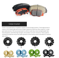 Kit de freinage en céramique carbone Rotora, haute résistance aux températures, pour Porsche Cayenne Macan Panamera allemande, ensemble de freinage de course