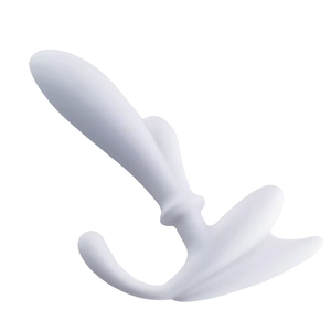 Masseur de prostate en silicone blanc et noir, étanche, jouet de plaisir anal pour adultes, pour débutants et professionnels - Product Image 5