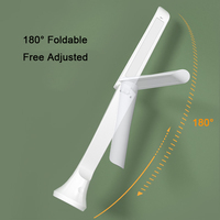 Lampe de lecture de protection des yeux 3 niveaux de luminosité lampe de bureau LED de chevet en plastique lampe de livre pliable