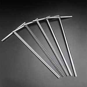 Manillar de scooter de titanio soldado Gr9 Barra <span class=keywords><strong>en</strong></span> forma de T con servicios de corte y doblado Certificado ASTM - Product Image 4
