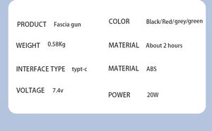 Meistverkaufte Handmassagepistole mit Bürstenmotor und 1200mAh Akku für Tiefenmuskelentspannung 8-Kopf-Massagegerät für Körperanwendung - Product Image 5