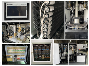 2 kavite 10 litre yarı otomatik plastik Pet ekstrüzyon enjeksiyon streç şişe şişirme üfleme kalıplama makinesi şişe - Product Image 4