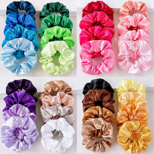 Nouveauté 2026 : Lot de chouchous unis populaires pour femmes – Accessoires élastiques pour cheveux, idéaux pour la danse et les filles - Product Image 2