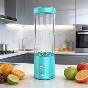 Blender portable alimenté par batterie USB, 500 ml, 150 W, haute vitesse, robuste, 6 lames, broyage de glace, sans BPA, qualité alimentaire, utilisation en extérieur - Product Image 4